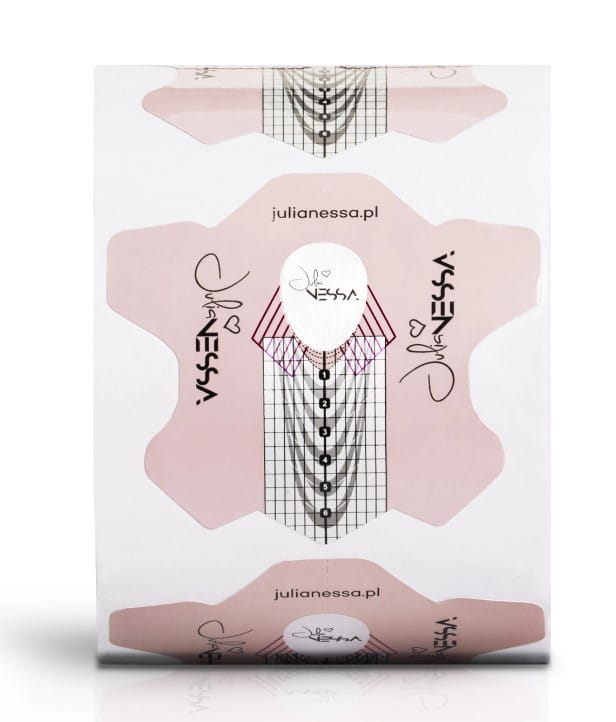 Szablony aluminiowo-papierowe Julia Nessa – rozwinięta rolka