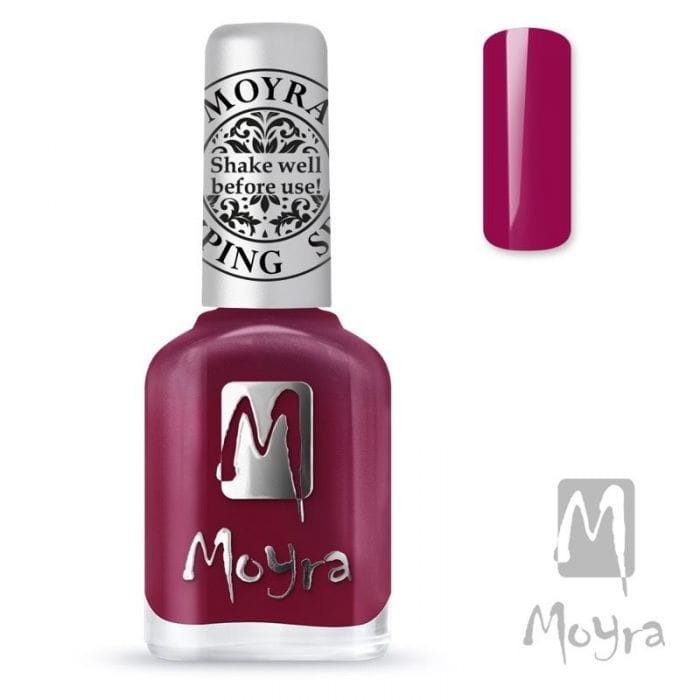 Lakier do stempli MOYRA Amaranth red 40 - 12 ml-5920