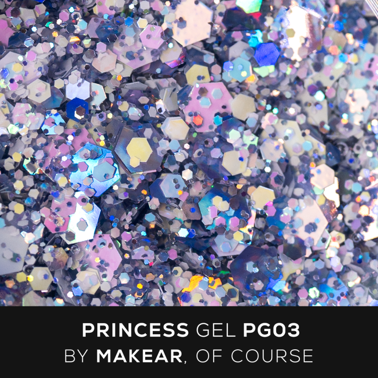 Princess Gel PG03 Blue Makear 5ml-6032