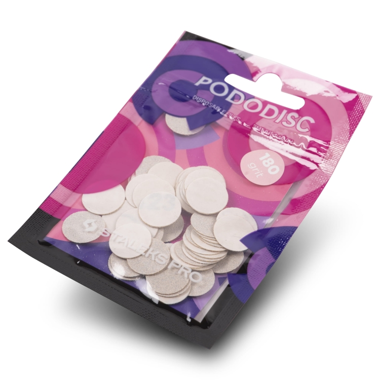 Krążki x50 ściernenaklejki PODODISC M Staleks g180.JPG