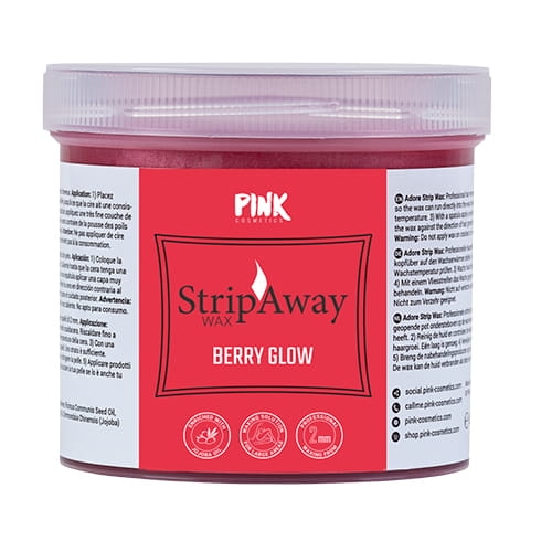 PINK StripAway Wax Berry Glow 450ml-6375
