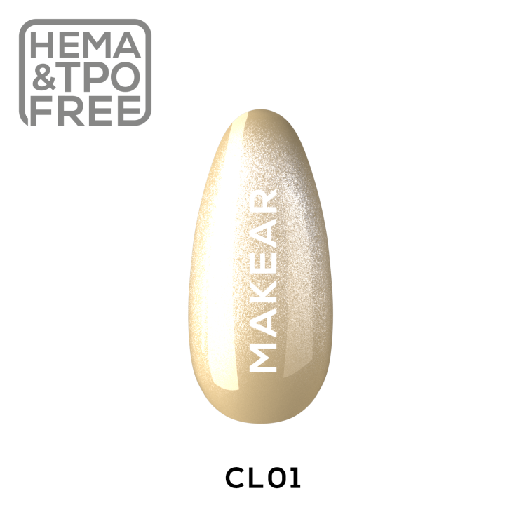 Lakier hybrydowy Glow in dark Cat Eye CL01-6443