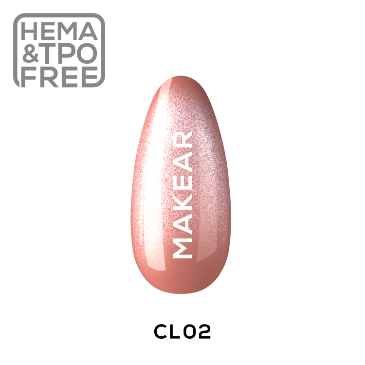 Lakier hybrydowy Glow in dark Cat Eye CL02-6447