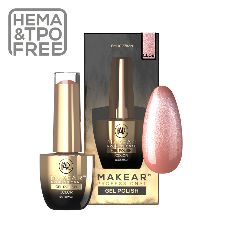 Lakier hybrydowy Glow in dark Cat Eye CL02-6448