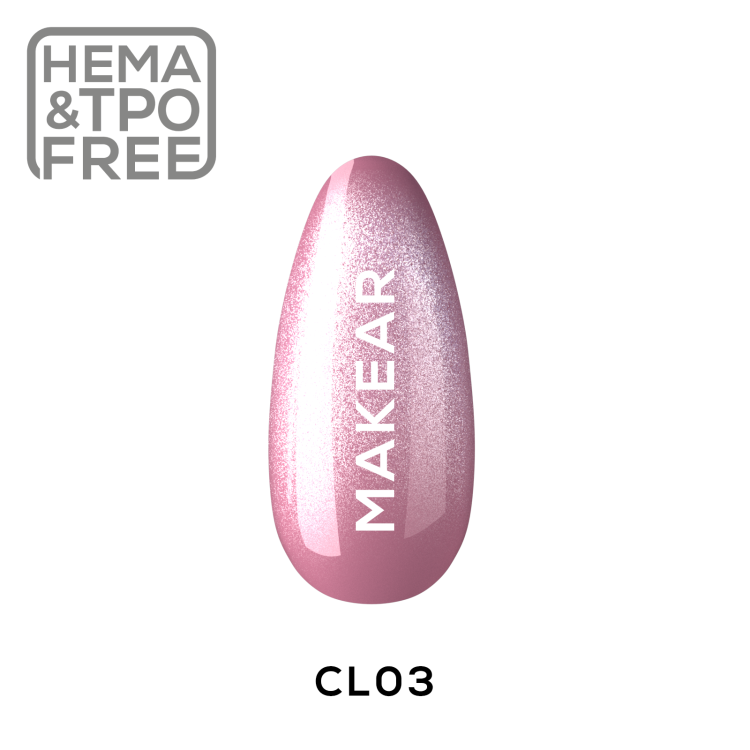 Lakier hybrydowy Glow in dark Cat Eye CL03-6453