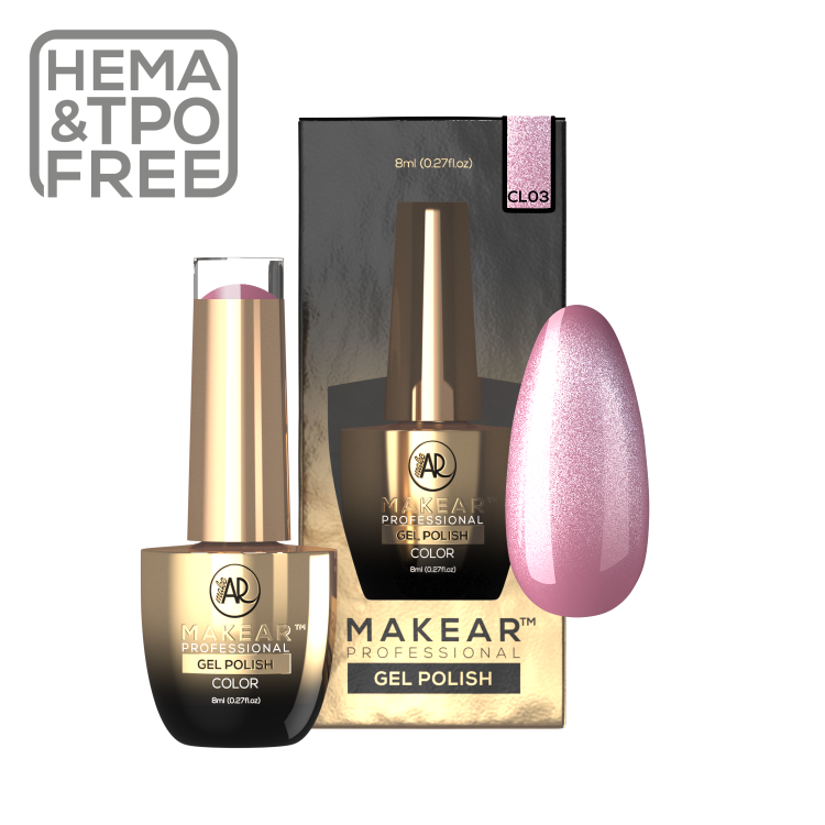 Lakier hybrydowy Glow in dark Cat Eye CL03-6454