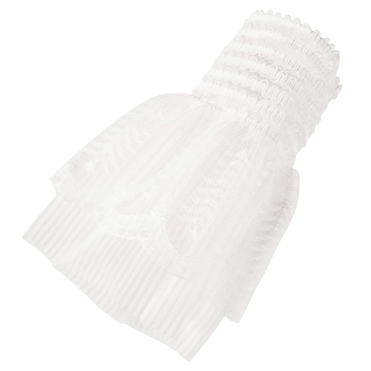 Rękawki do zdjęć koronkowe BIAŁE-6560