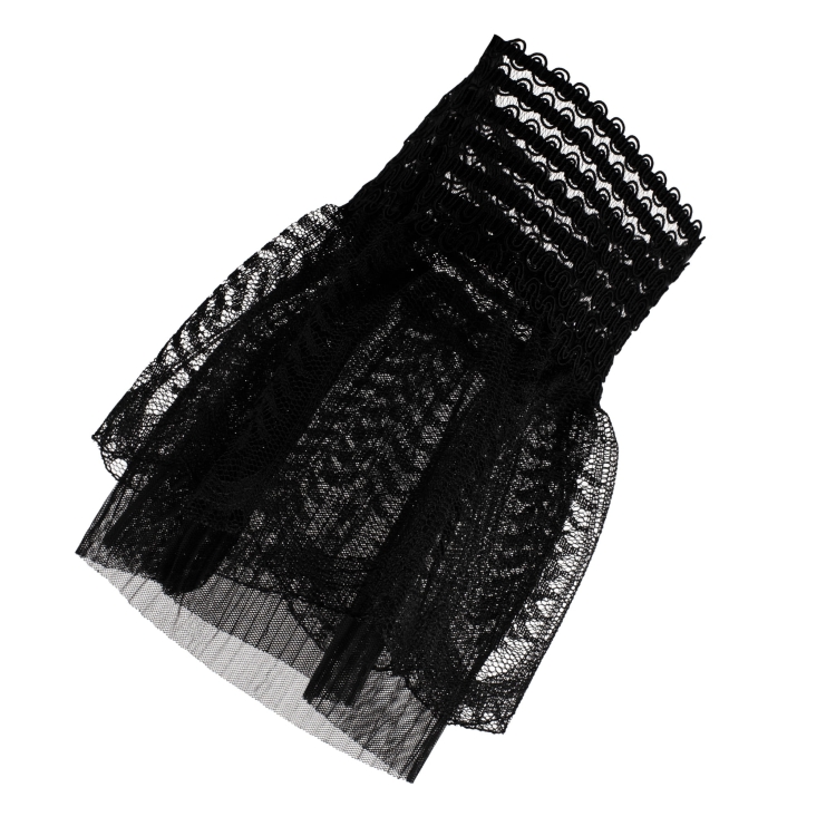 Rękawki do zdjęć koronkowe CZARNE-6561