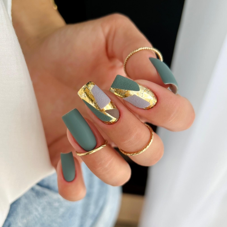 951 • 950 • 954 • Alu Flakes Golden Fever • Top Hard Glass • Proszek akrylowy Top Velvet Matte.jpeg.jpeg