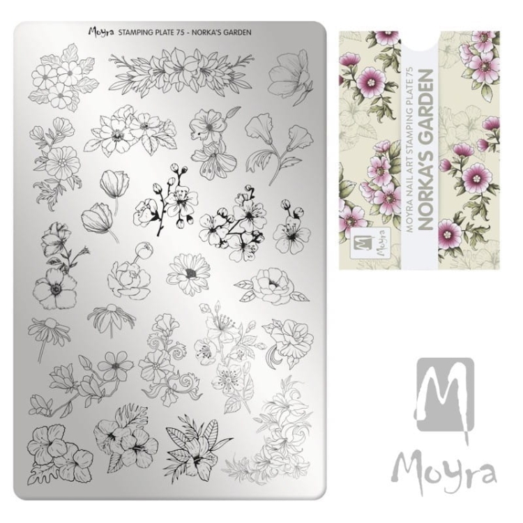 Płytka 075 + szablon NORKA'S GARDEN moyra-6898