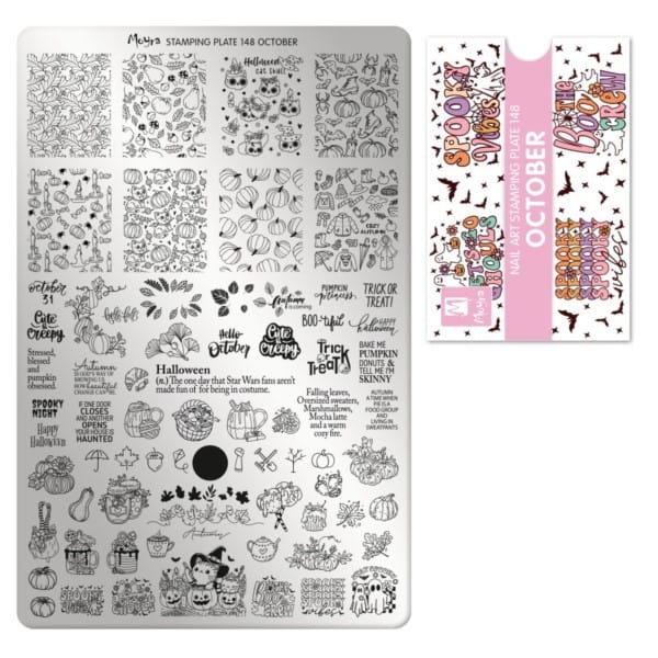 Płytka 148 + szablon October moyra-6900