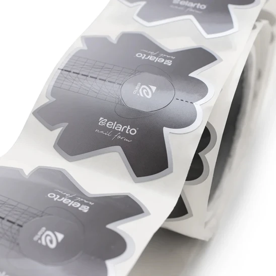 Szablony Elarto Nail Forms – rozwinięta rolka