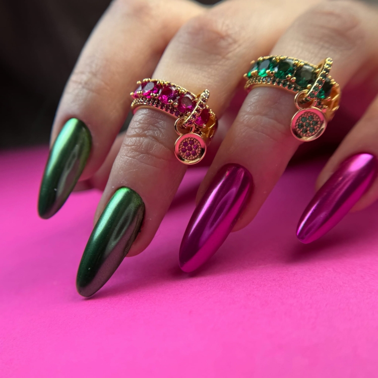 Pyłek CHROME GREEN 5