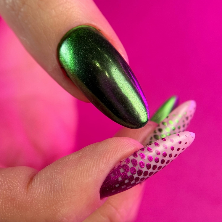 Pyłek CHROME GREEN 4