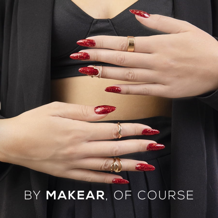 Lakier hybrydowy S62 Red Star Makear 8ml-6961