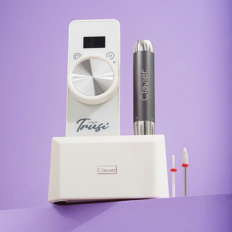 Frezarka akumulatorowa do manicure Clavier - biała-7149