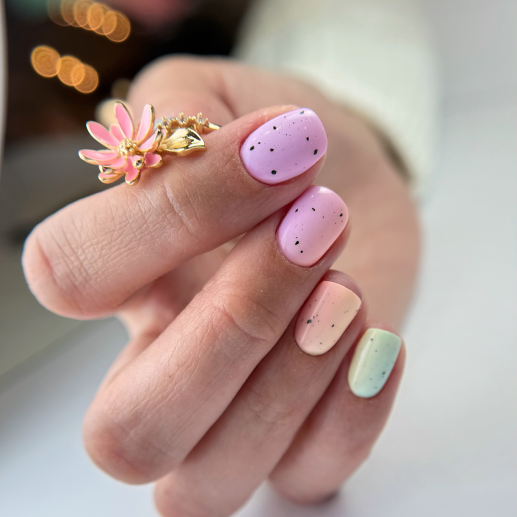 Top z czarnymi kropeczkami Black dot