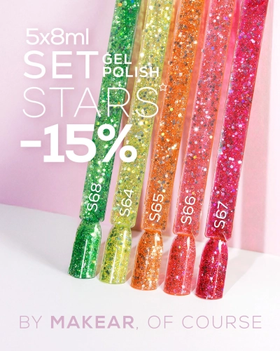Zestaw 5 lakierów Stars 5x8ml Makear