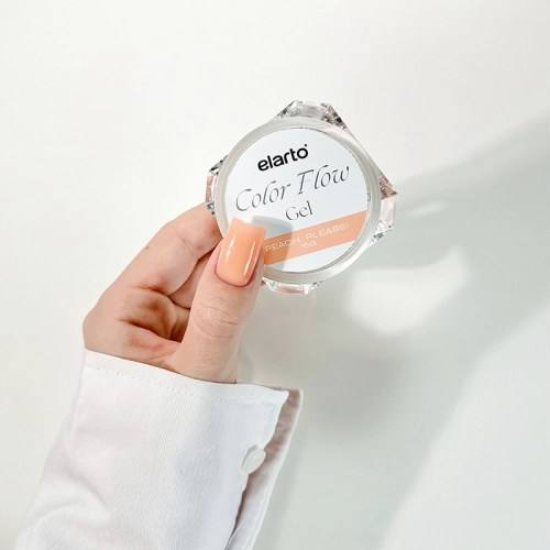 Żel budujący Color Flow Peach Please 15g Elarto