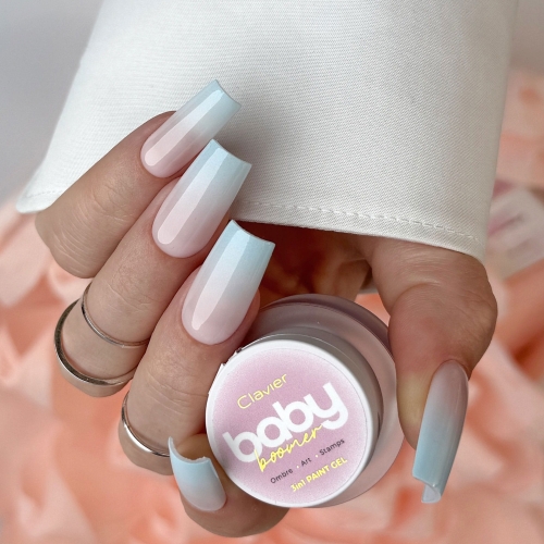 jasny niebieski baby boomer