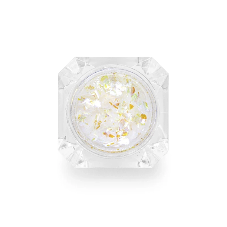 złoty pyłek opal flakes