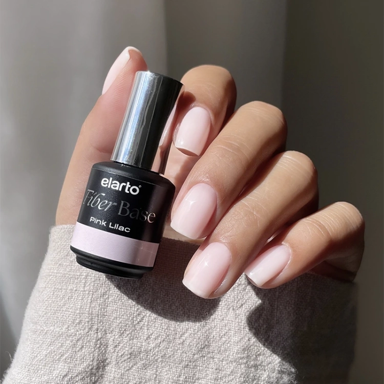 Baza hybrydowa Fiber Pink Lilac 15ml Elarto