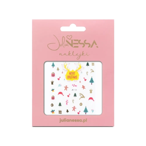 naklejki na paznokcie świąteczne