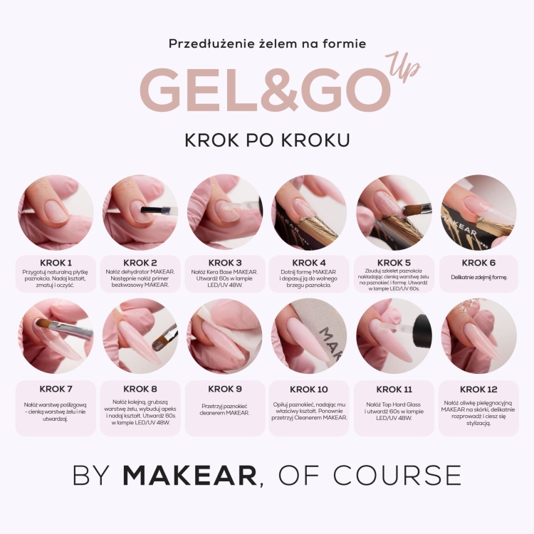 żel budujący naturalny efekt