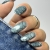 niebieski lakier cat eye