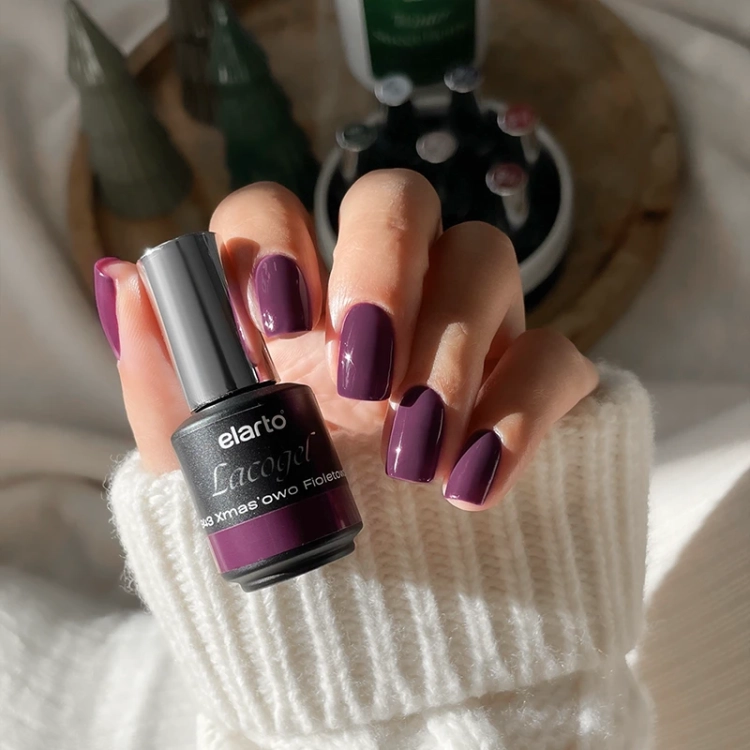 fioletowy lakier hybrydowy