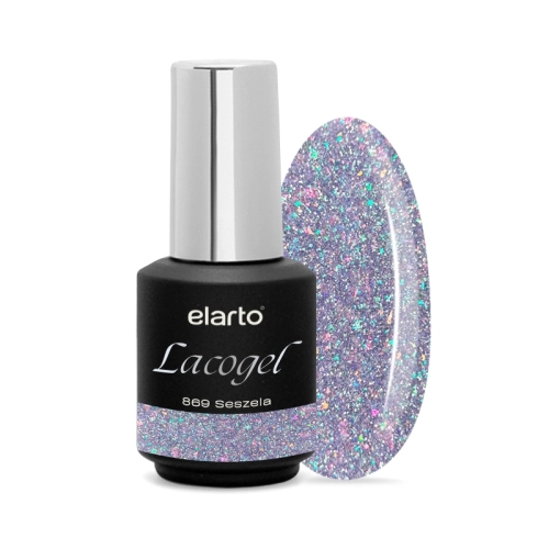 lakier hybrydowy z kolorowymi drobinkami