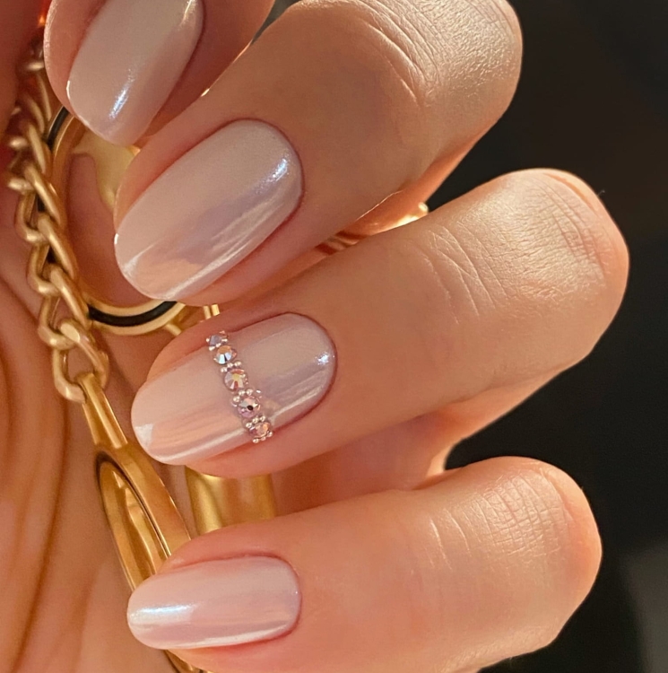 pyłek do paznokci bride glam stylizacja 1