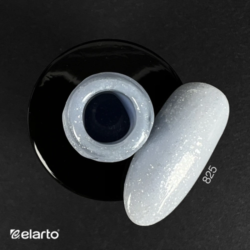 biały lakier z drobinkami