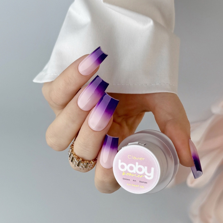 fioletowa pasta do ombre