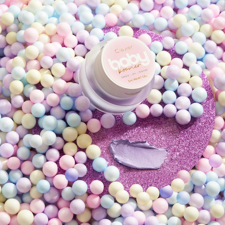 pasta pastelowy fiolet ombre