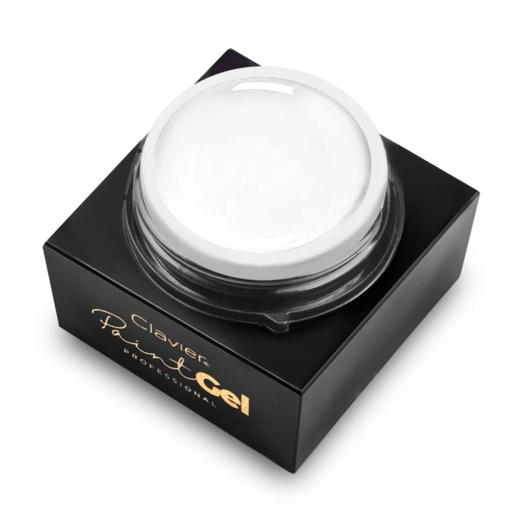 biały żel do zdobień