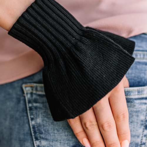 czarny rekawek do zdjęć