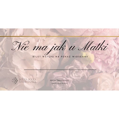 Bilet na wiosenny pokaz online