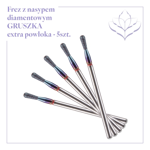 Zestaw frezów GRUSZKA z powłoką