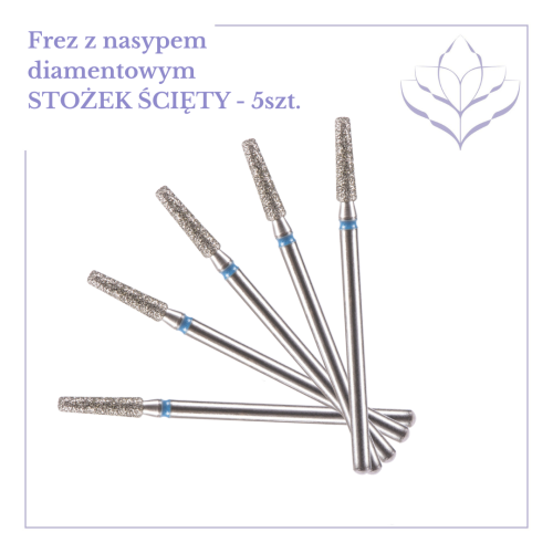 Zestaw frezów STOŻEK ścięty