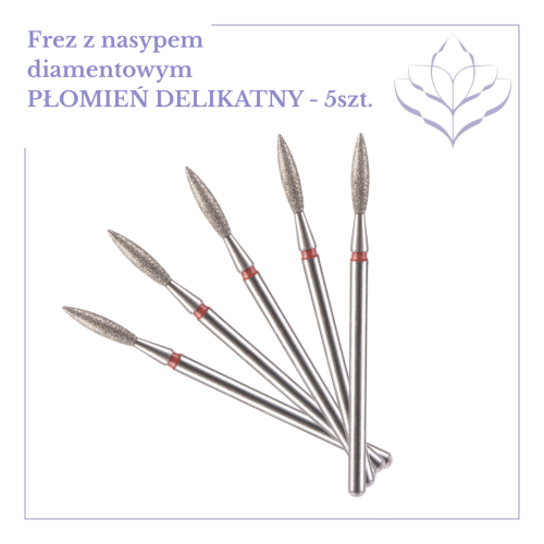 Zestaw frezów PŁOMIEŃ delikatny