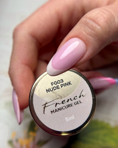 Jasny różowy do frencha nude