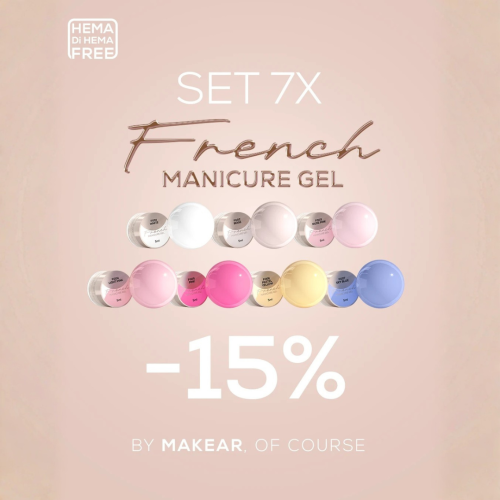 zestaw żeli do french manicure