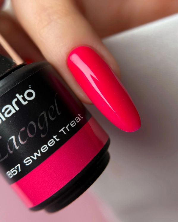 Koralowy neonowy lakier hybrydowy