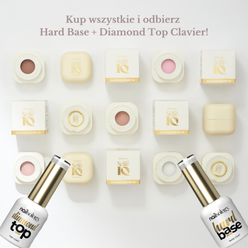 Zestaw 5 żeli budujących Selfe IQ 5x50g Clavier + baza i top!