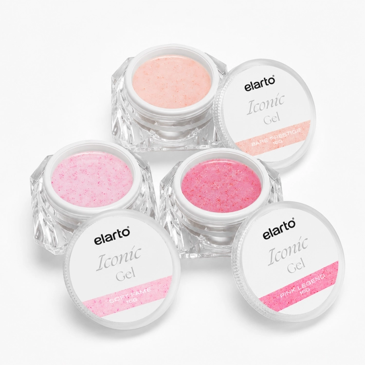 Zestaw żeli budujących Iconic 3x15g Elarto