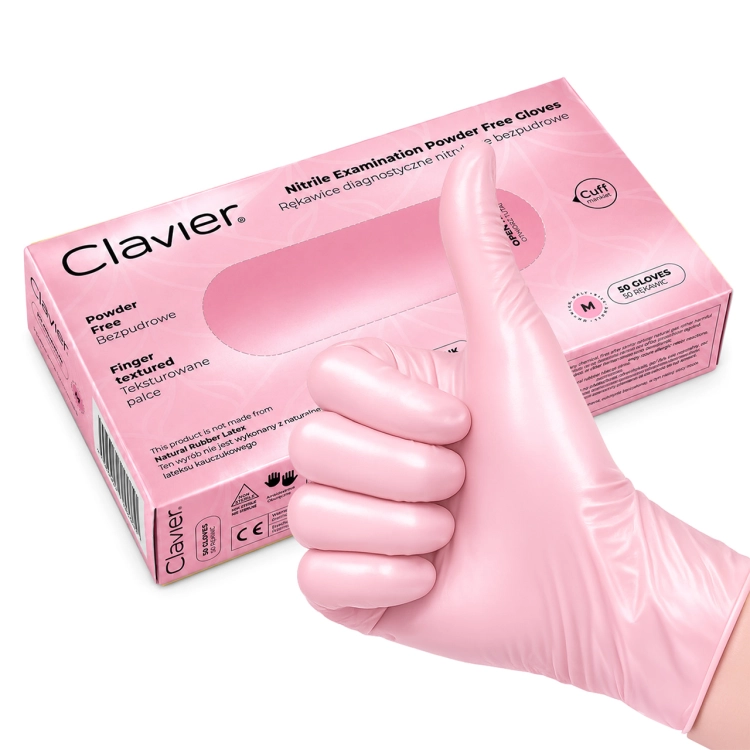 rekawiczki pearl pink