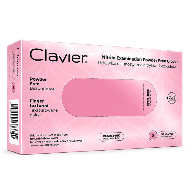 rekawiczki różowe clavier