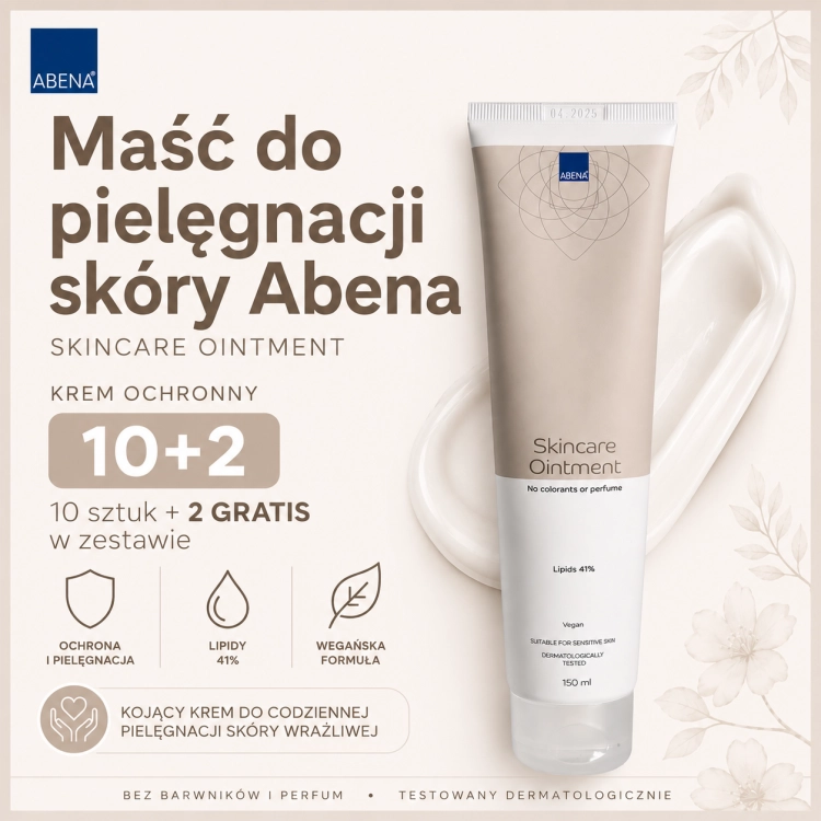 zestaw abena 10+2 maść do pielęgnacji skóry