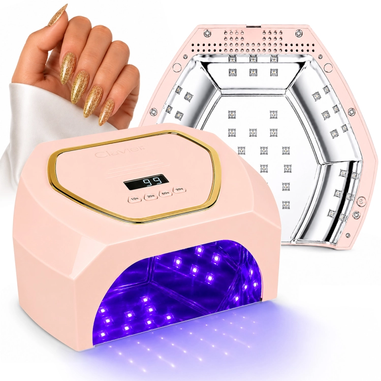 różowa lampa clavier